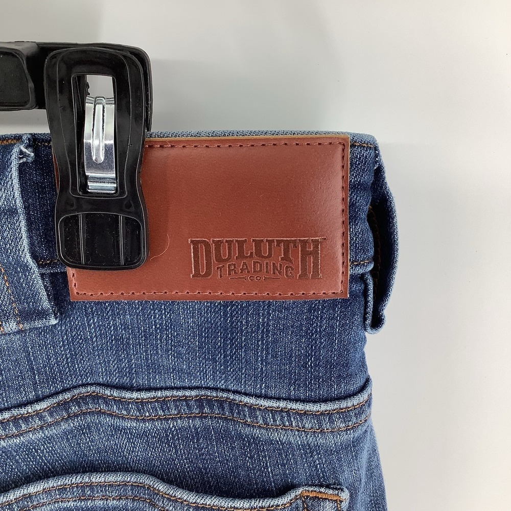 Duluth Trading Co Mens Ballroom‎ Double Flex Jeans Blue Denim Pants 36/30 - Picture 2 of 4